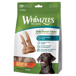 Whimzees Occopy Antler Large 6 stk